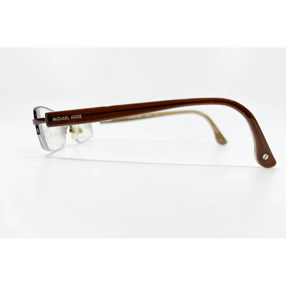 Michael Kors Eyeglasses Womens Burgundy MK312 210 Half Rim Frame 50-17-135
